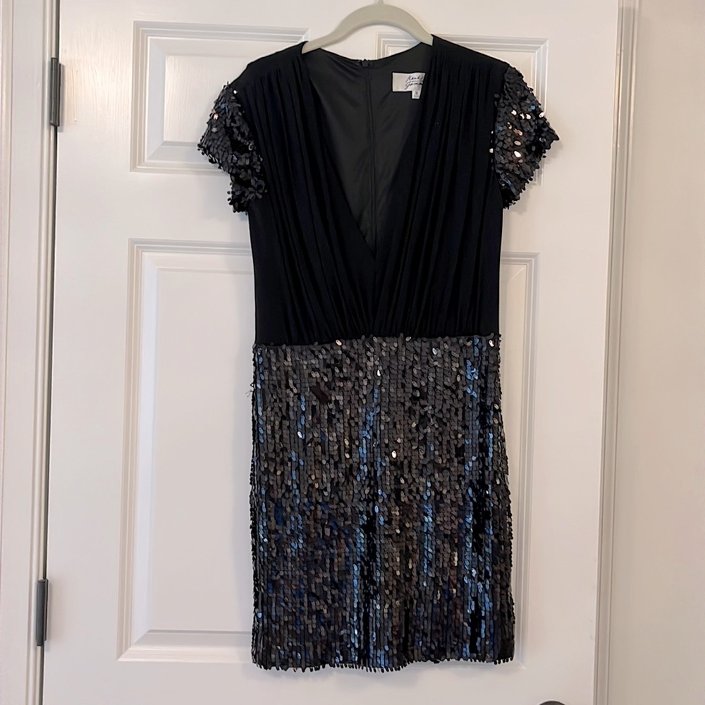 Black sequin dress